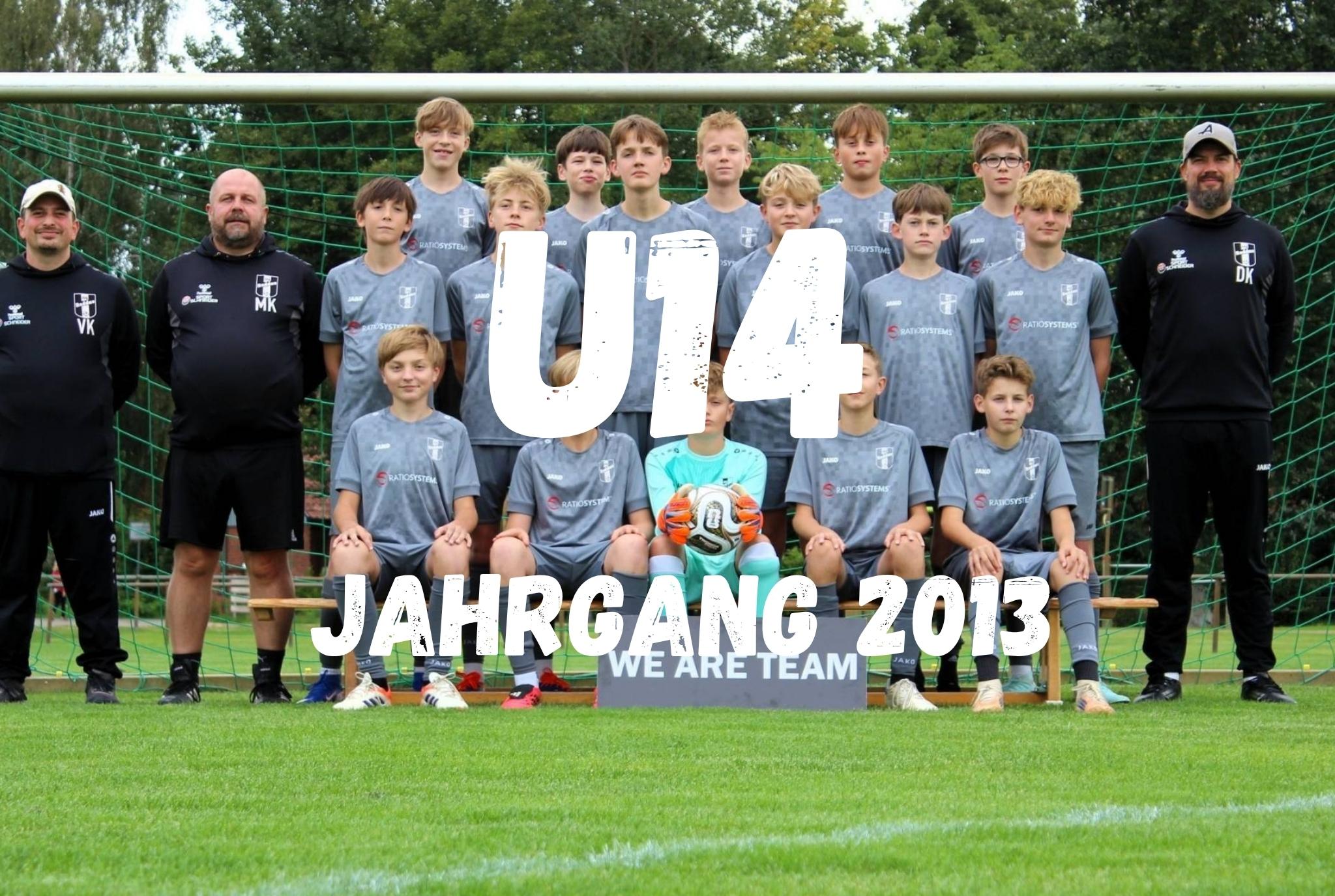 U14 2026 teaser schrift
